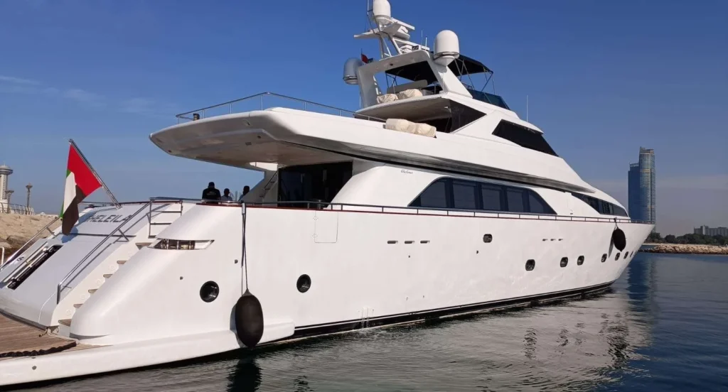 Saadiyat Sovereign 120 yacht rental Abu Dhabi photo 2