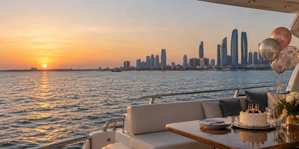 Birthday yacht Abu Dhabi