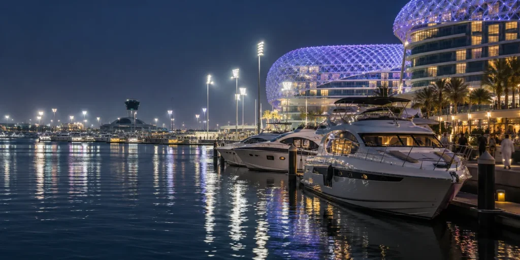 F1 yacht Abu Dhabi