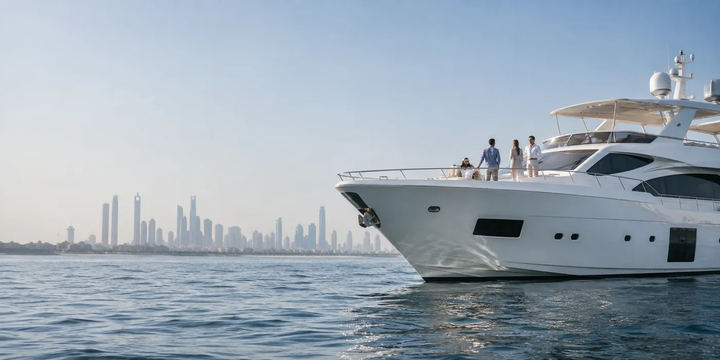 Corporate yacht charter Dubai